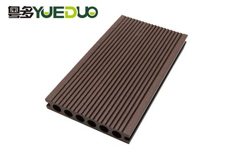 PE Circular Hole Wood Plastic Floor